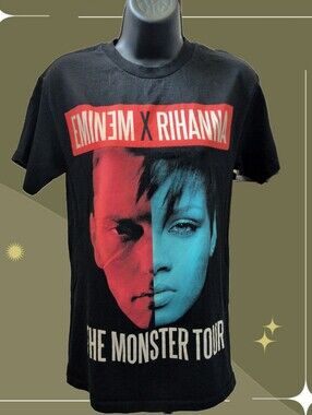✨ Eminem X Rihanna The Monster Tour Shirt Size S